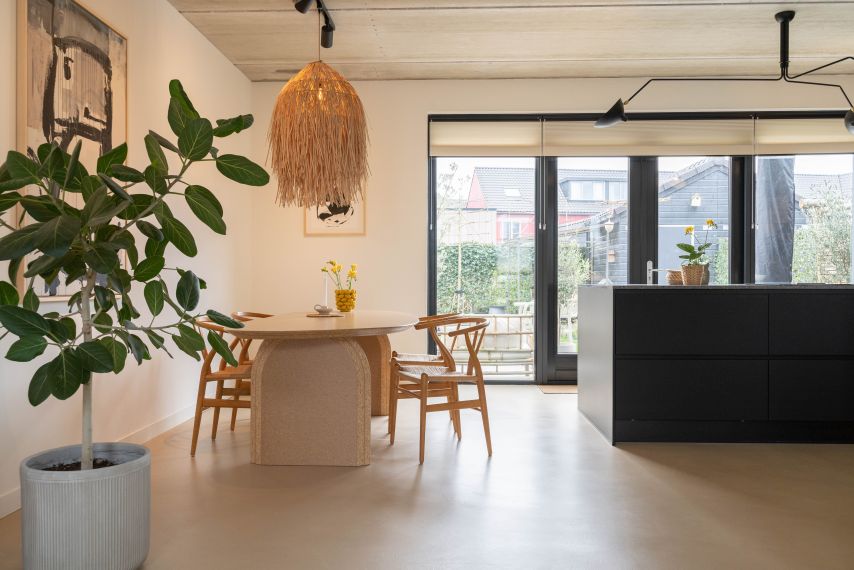 Gietvloer in een nieuwbouwwoning