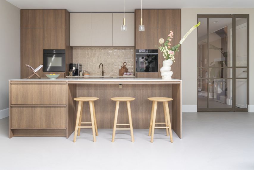 Een gietvloer in een jaren 30 woning