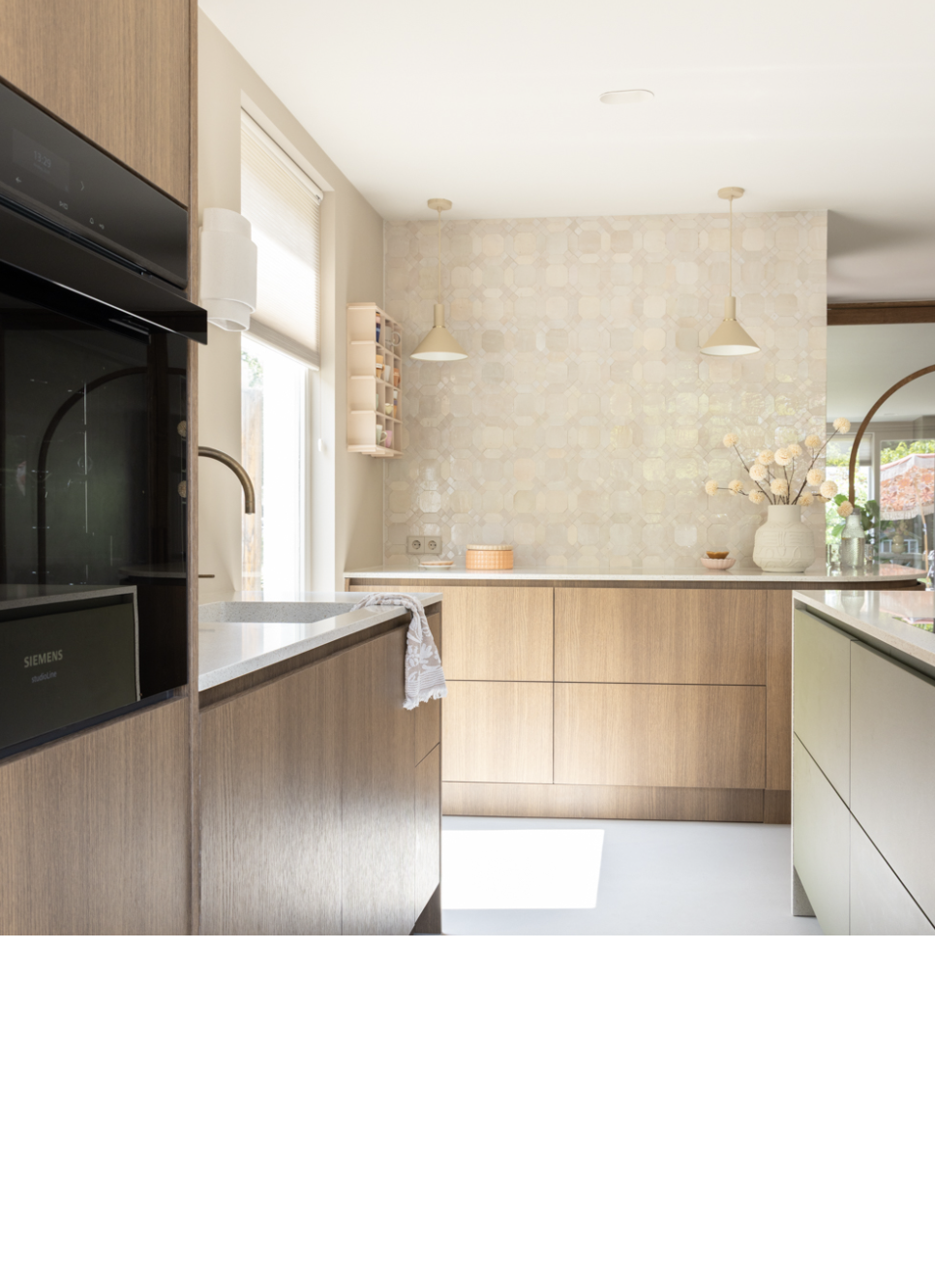 gietvloer over tegels